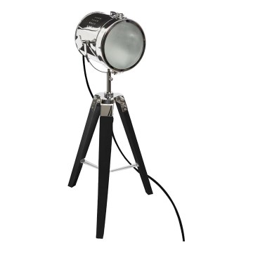 Atmosphera - Lampada da tavolo EBOR 1xE14/25W/230V pino/cromo lucido
