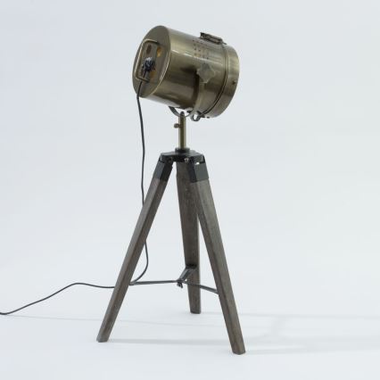 Atmosphera - Lampada da tavolo EBOR 1xE14/25W/230V pino/ottone