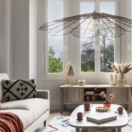 Atmosphera - Lampada da tavolo KARLA 1xE27/40W/230V bambù