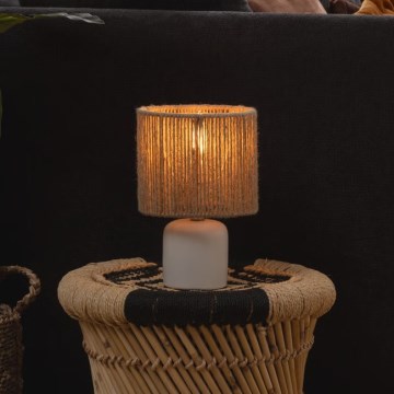 Atmosphera - Lampada da tavolo KOBY 1xE14/40W/230V bianco
