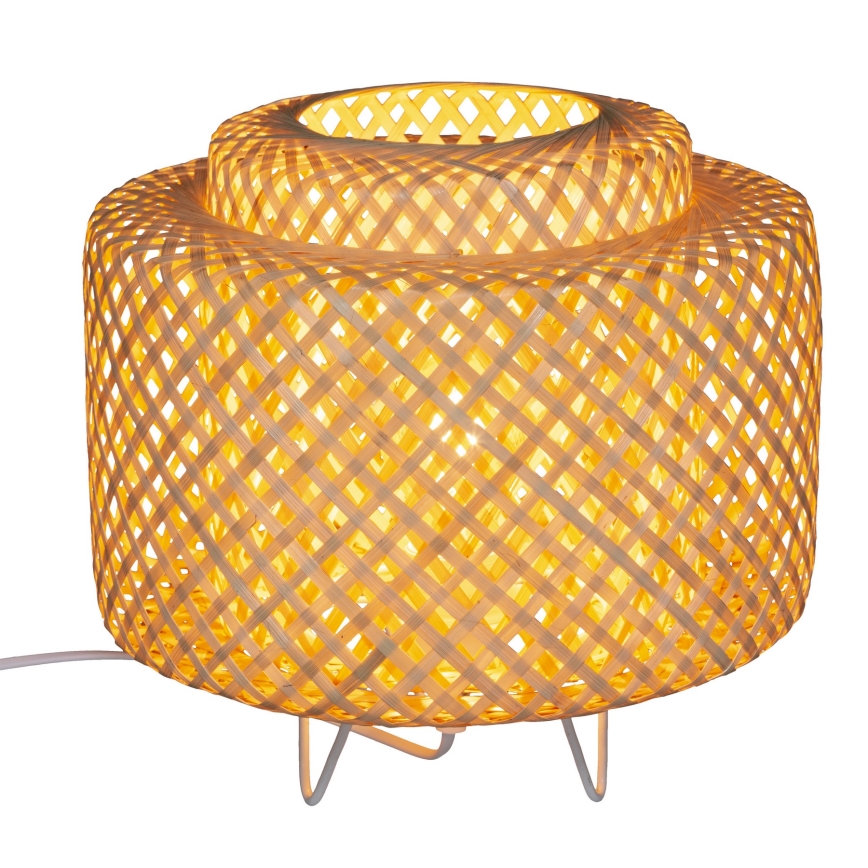 Atmosphera - Lampada da tavolo LIBY 1xE27/40W/230V bambù