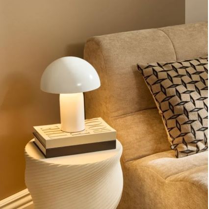 Atmosphera - Lampada da tavolo LITO 1xE27/25W/230V bianca