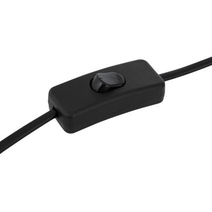 Atmosphera - Lampada da tavolo MONIA 1xE14/60W/230V nero/bianco