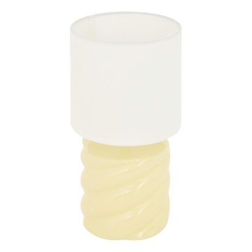Atmosphera - Lampada da tavolo NOLY 1xE14/40W/230V gialla