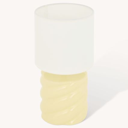 Atmosphera - Lampada da tavolo NOLY 1xE14/40W/230V gialla
