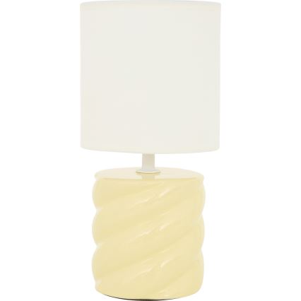 Atmosphera - Lampada da tavolo NOLY 1xE14/40W/230V gialla