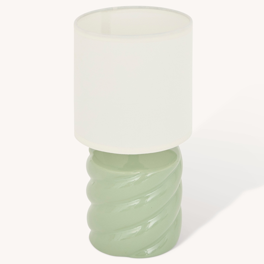 Atmosphera - Lampada da tavolo NOLY 1xE14/40W/230V verde