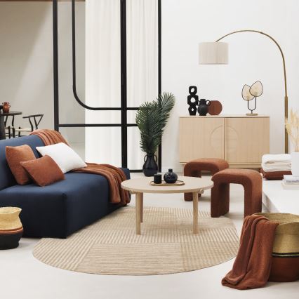 Atmosphera - Lampada da tavolo OLME 2xE27/40W/230V in rattan