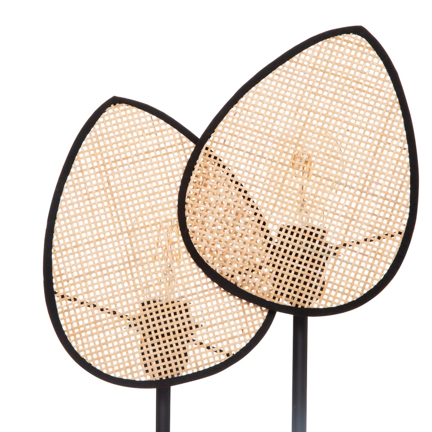 Atmosphera - Lampada da tavolo OLME 2xE27/40W/230V in rattan