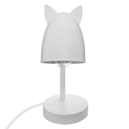 Atmosphera - Lampada da tavolo per bambini OREILLES 1xE14/40W/230V bianca