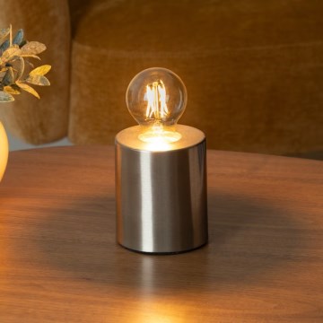 Atmosphera - Lampada da tavolo SABA 1xE27/40W/230V argento