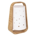 Atmosphera - Lampada da tavolo STARS 1xE14/40W/230V in bambù