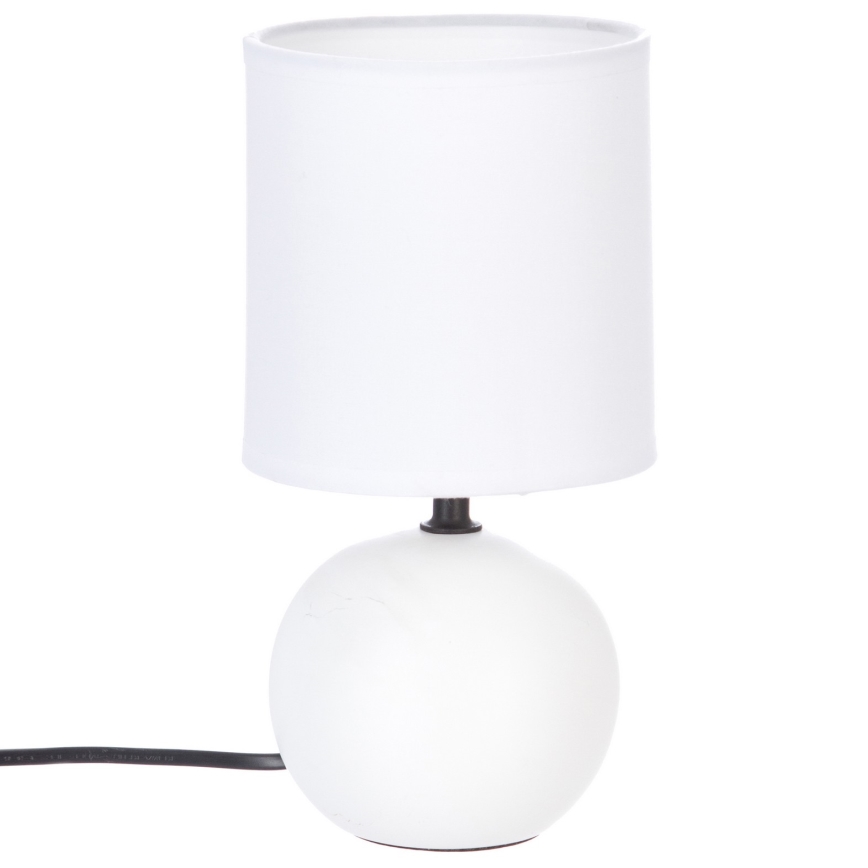 Atmosphera - Lampada da tavolo TIMÉO 1xE14/60W/230V bianco opaco