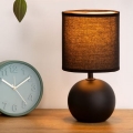 Atmosphera - Lampada da tavolo TIMÉO 1xE14/60W/230V opaco nero