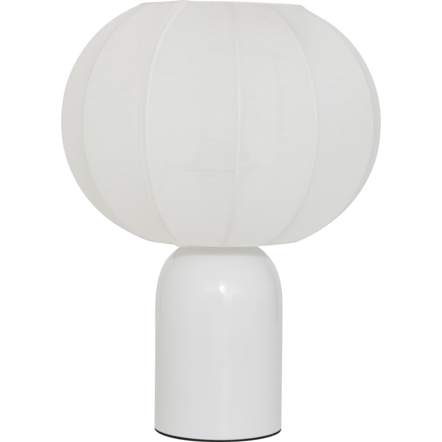 Atmosphera - Lampada da tavolo TOBIE 1xE27/60W/230V bianca