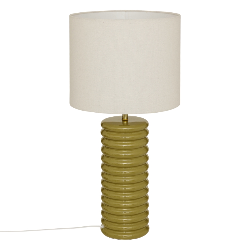 Atmosphera - Lampada da tavolo VINUS 1xE27/60W/230V kaki