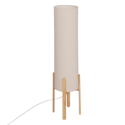 Atmosphera - Lampada da terra KEYAH 1xE27/25W/230V in legno di hevea