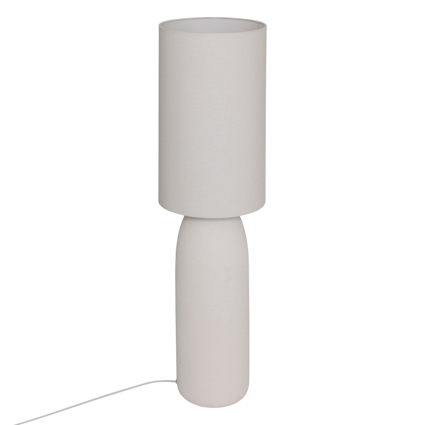 Atmosphera - Lampada da terra KEYAH 1xE27/40W/230V 111 cm bianca