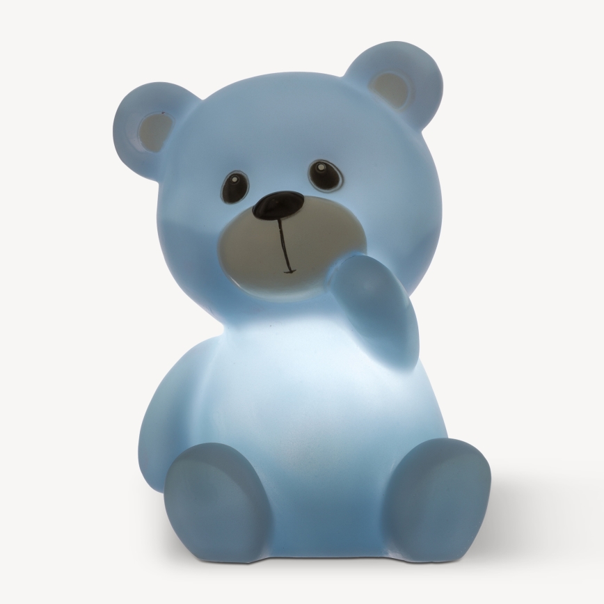 Atmosphera - Lampada notturna LED per bambini TEDDY LED/3xLR44 blu