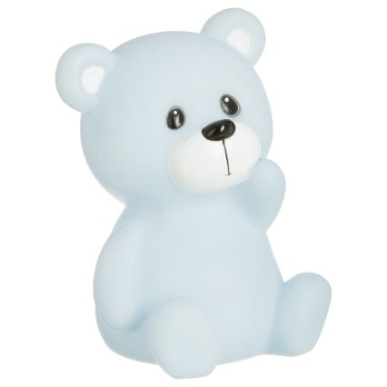 Atmosphera - Lampada notturna LED per bambini TEDDY LED/3xLR44 blu