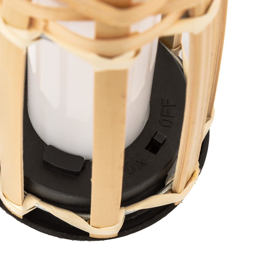 Atmosphera - Lampada solare LED MACEO LED/1,2V IP44 bambù
