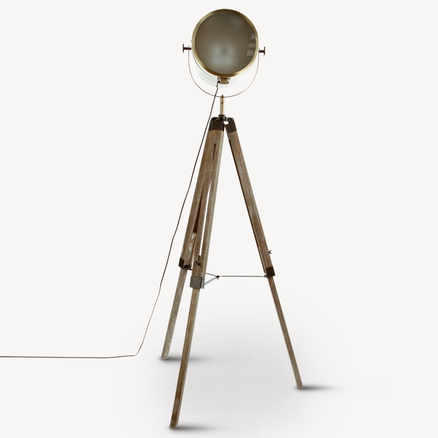 Atmosphera - Lampadaire EBOR 1xE27/25W/230V pin/laiton