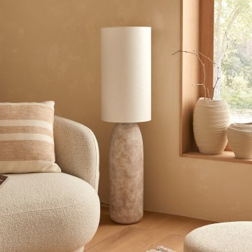 Atmosphera - Lampadaire KEYAH 1xE27/40W/230V 111 cm gris