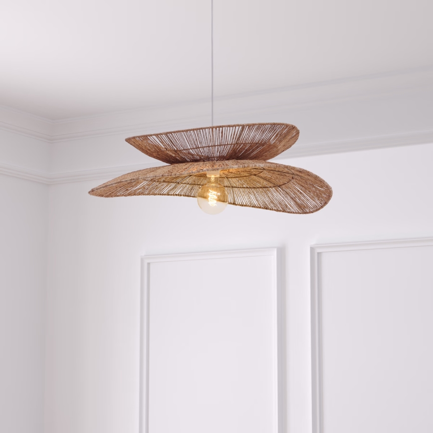 Atmosphera - Lampadario a sospensione con filo ALARA 1xE27/40W/230V iuta