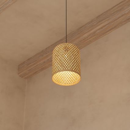 Atmosphera - Lampadario a sospensione con filo ALI 1xE27/40W/230V bambù