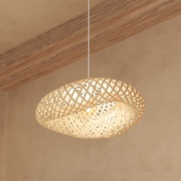 Atmosphera - Lampadario a sospensione con filo BEDDY 1xE27/40W/230V bambù
