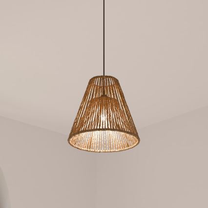 Atmosphera - Lampadario a sospensione con filo GIADA 1xE27/40W/230V iuta