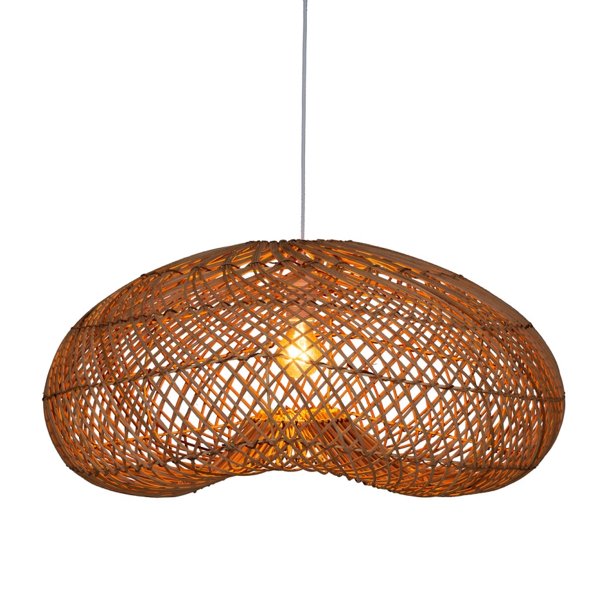 Atmosphera - Lampadario a sospensione con filo JENY 1xE27/40W/230V rattan