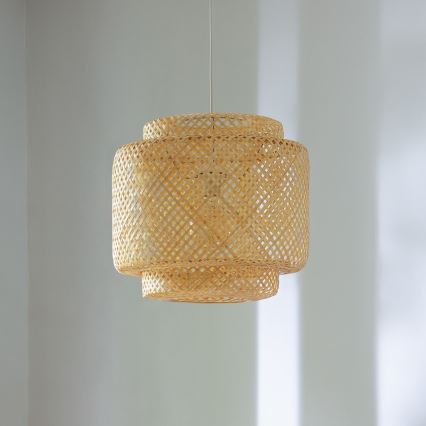 Atmosphera - Lampadario a sospensione con filo LIBY 1xE27/40W/230V bambù