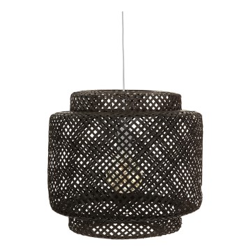 Atmosphera - Lampadario a sospensione con filo LIBY 1xE27/40W/230V bambù/nero