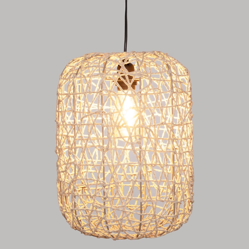 Atmosphera - Lampadario a sospensione con filo RAAHE 1xE27/40W/230V iuta