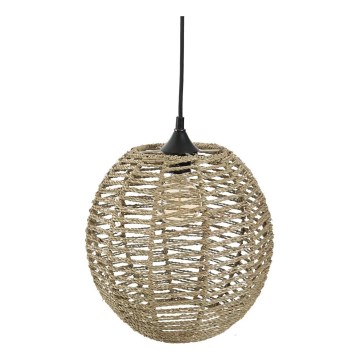 Atmosphera - Lampadario a sospensione con filo RANA 1xE27/40W/230V rattan