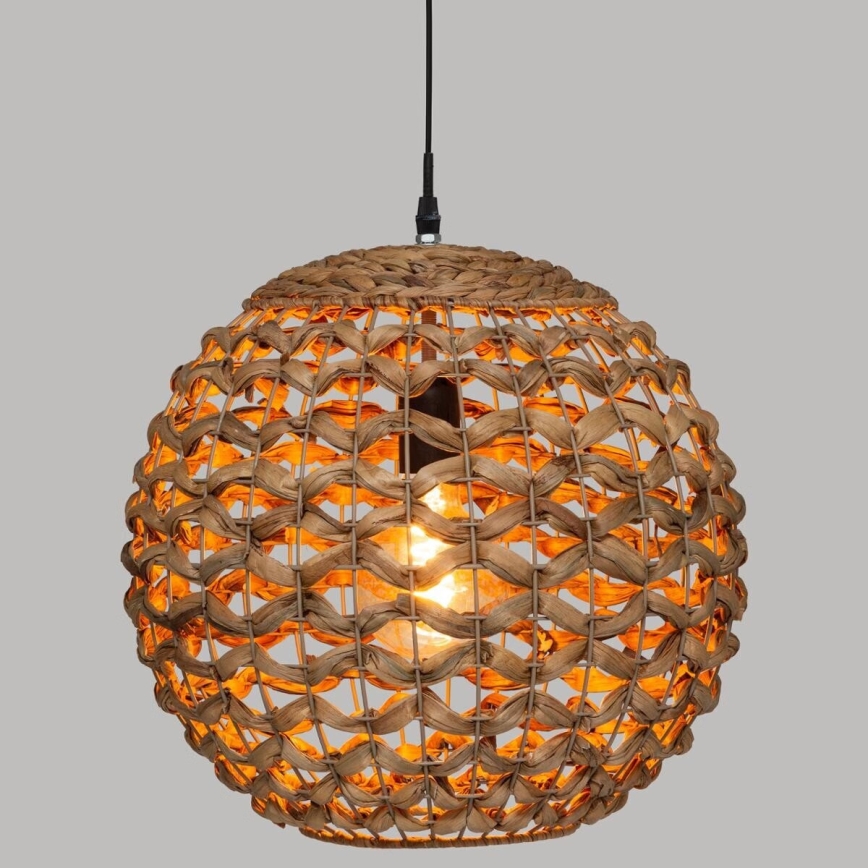 Atmosphera - Lampadario a sospensione con filo SAND 1xE27/40W/230V giacinto d'acqua