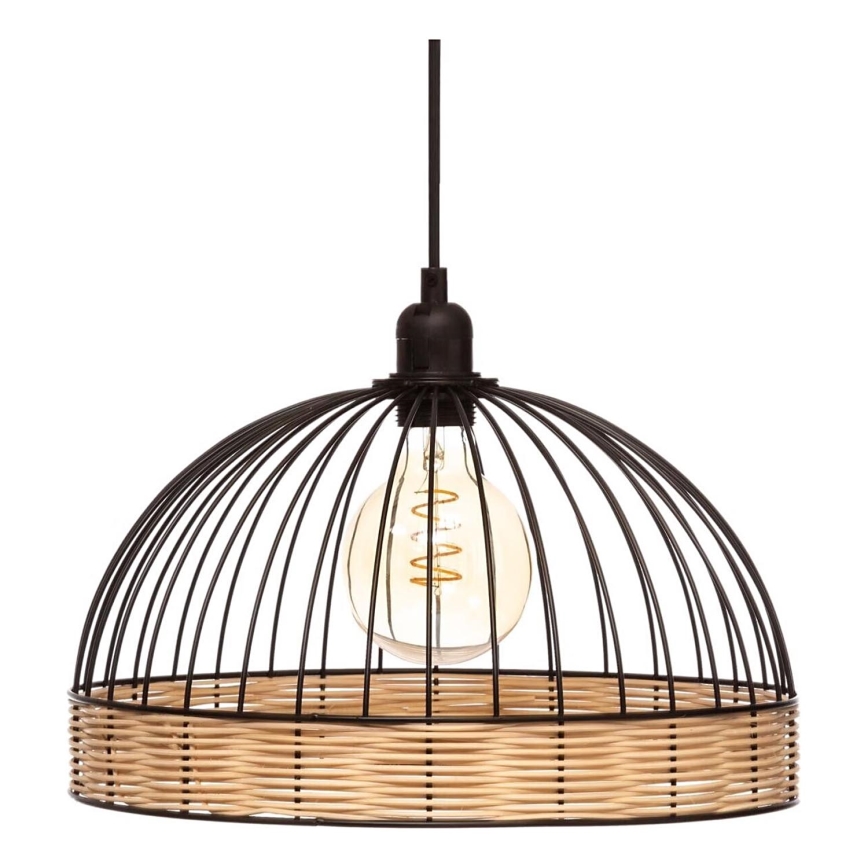 Atmosphera - Lampadario a sospensione con filo SUWA 1xE27/40W/230V rattan