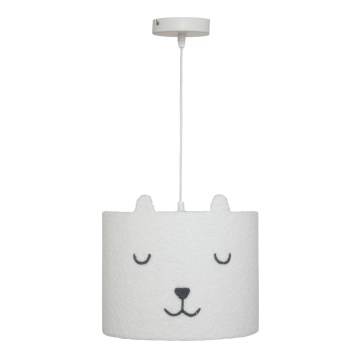 Atmosphera - Lampadario a sospensione per bambini con cavo TOXEY 1xE27/25W/230V orsetto