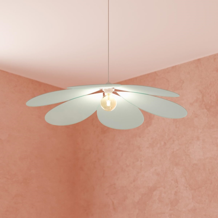 Atmosphera - Lampadario a sospensione per bambini NAYA 1xE27/40W/230V Ø 72 cm verde menta