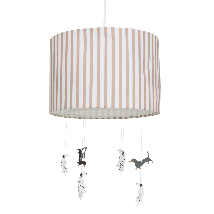 Atmosphera - Lampadario a sospensione per bambini SCOTT su cavo 1xE27/40W/230V a tema cani