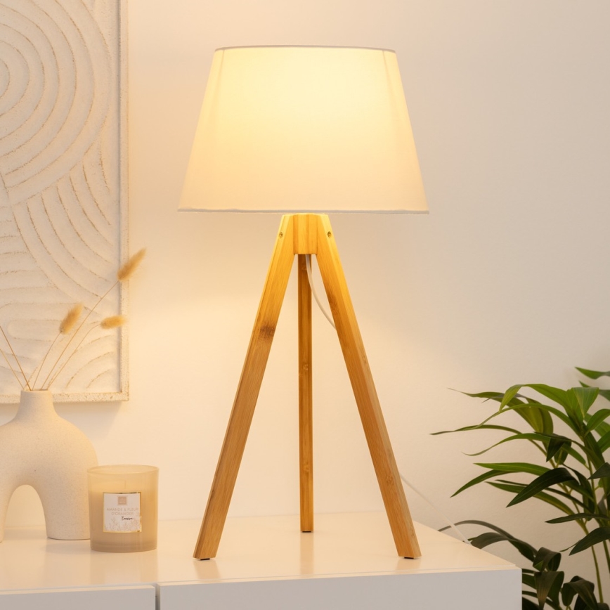 Atmosphera - Lampe de table BAHI 1xE14/40W/230V bambou