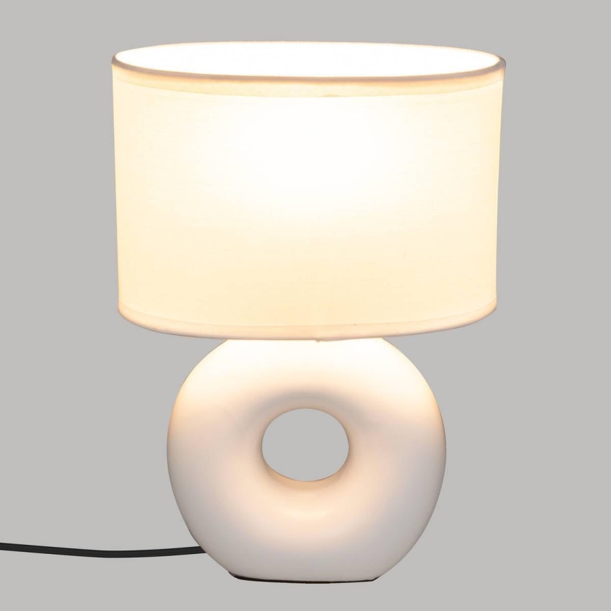 Atmosphera - Lampe de table BARU 1xE14/40W/230V blanc