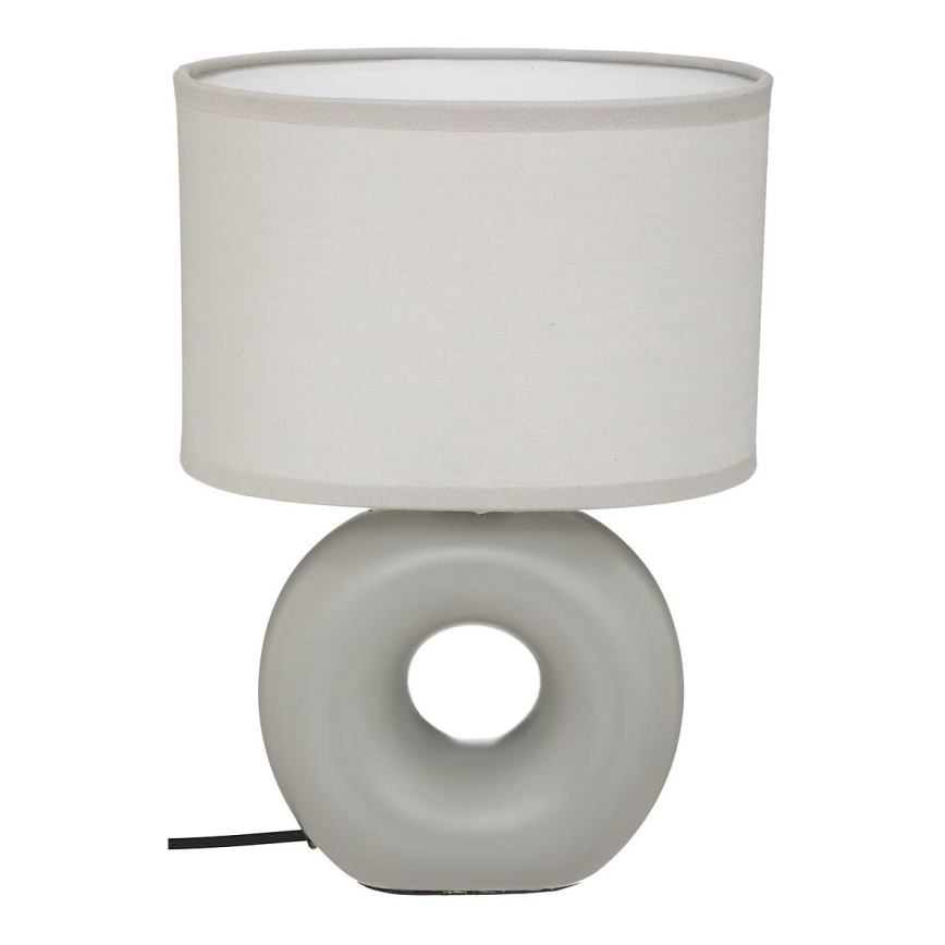 Atmosphera - Lampe de table BARU 1xE14/40W/230V gris