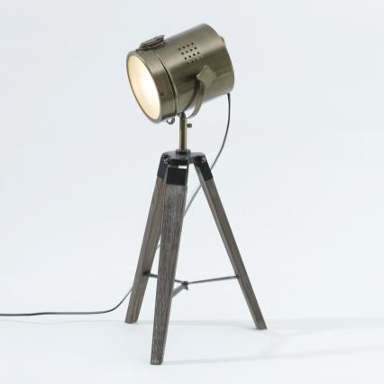 Atmosphera - Lampe de table EBOR 1xE14/25W/230V pin/laiton