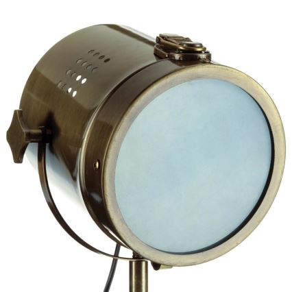 Atmosphera - Lampe de table EBOR 1xE14/25W/230V pin/laiton