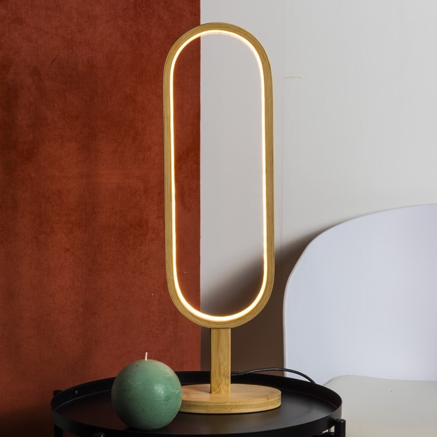 Atmosphera - Lampe de table FINN LED/3W/230V bambou