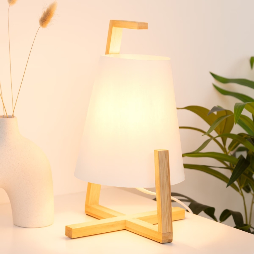 Atmosphera - Lampe de table GONG 1xE14/40W/230V bambou