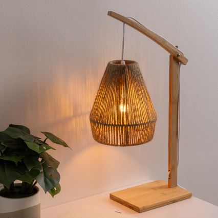 Atmosphera - Lampe de table KARLA 1xE27/40W/230V bambou