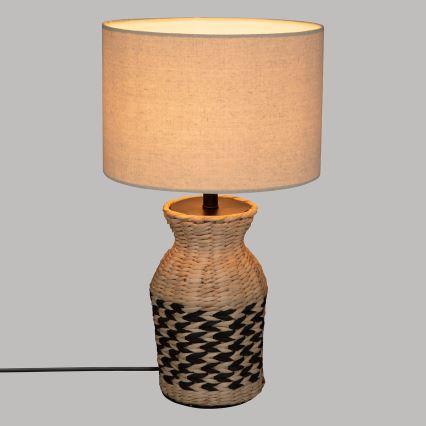 Atmosphera - Lampe de table MENA 1xE27/40W/230V jacinthe d'eau